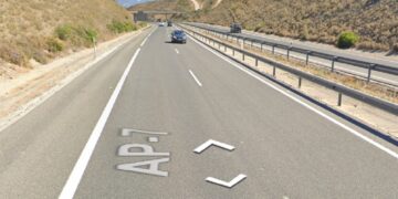 Cuatro heridos en un accidente en Manilva en la autopista AP-7