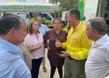 La Junta moviliza a la UME para intentar controlar el incendio en Pujerra