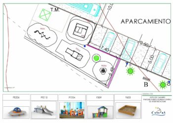 Casares prepara la renovación del parque infantil del Puerto de Ronda