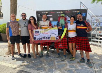 BeerMenZ culmina su reto solidario “Diagonal del Olivar”