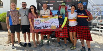 BeerMenZ culmina su reto solidario “Diagonal del Olivar”
