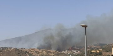 Declarado un nuevo incendio forestal en Mijas