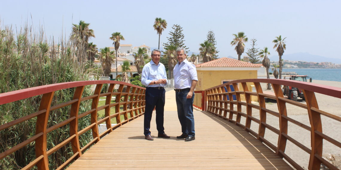 Finalizan las obras del tramo de corredor litoral en Arroyo Vaquero en Estepona