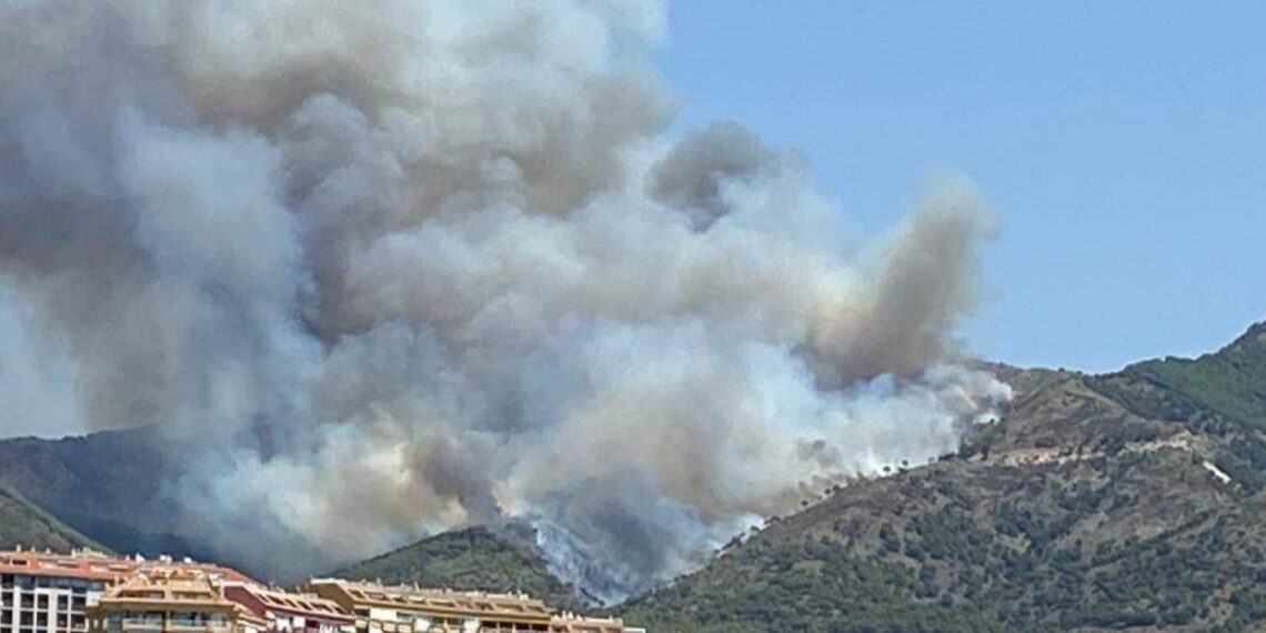 Activado el Nivel 1 Plan de Emergencias por el Incendio de Mijas