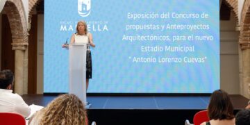 Marbella expone los proyectos finalistas del concurso del estadio de fútbol y el ganador se sabrá en una semana