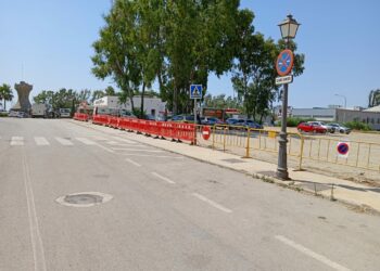 Casares Costa prepara su nuevo recinto ferial para las fiestas del 28 de julio