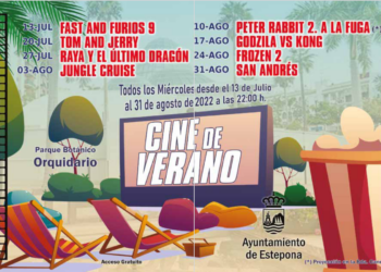 El miércoles comienza el Cine de Verano en el Parque Botánico – Orquidario de Estepona