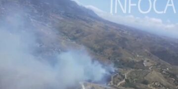 Declarado un incendio en un paraje de Mijas