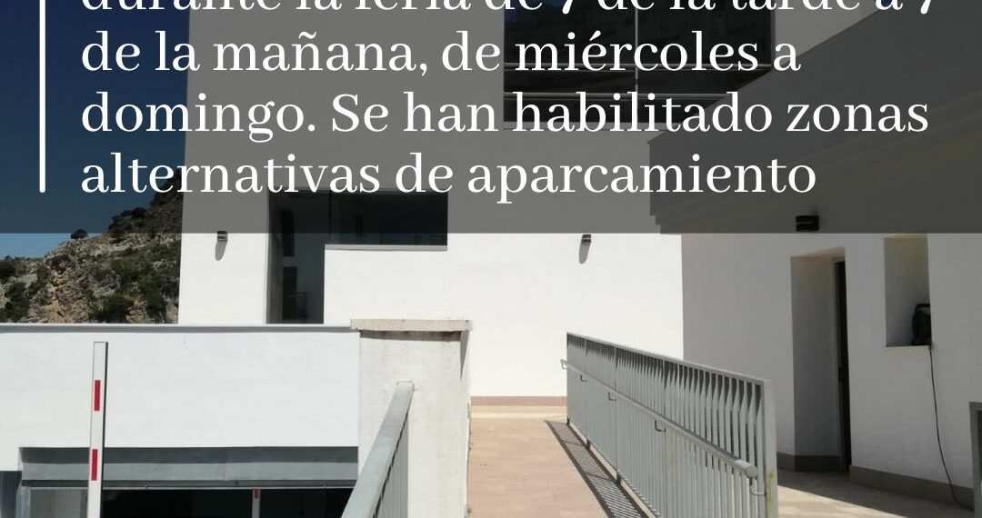 Estos son los aparcamientos habilitados junto a la Feria de Casares