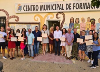 Clausurado el primero de los cursos con certificado de profesionalidad en Manilva