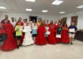 Entrega de trajes de flamenca a las reinas y damas de la Feria
