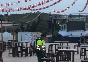 El recinto ferial de Manilva ya está listo para acoger otra jornada de feria