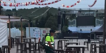 El recinto ferial de Manilva ya está listo para acoger otra jornada de feria