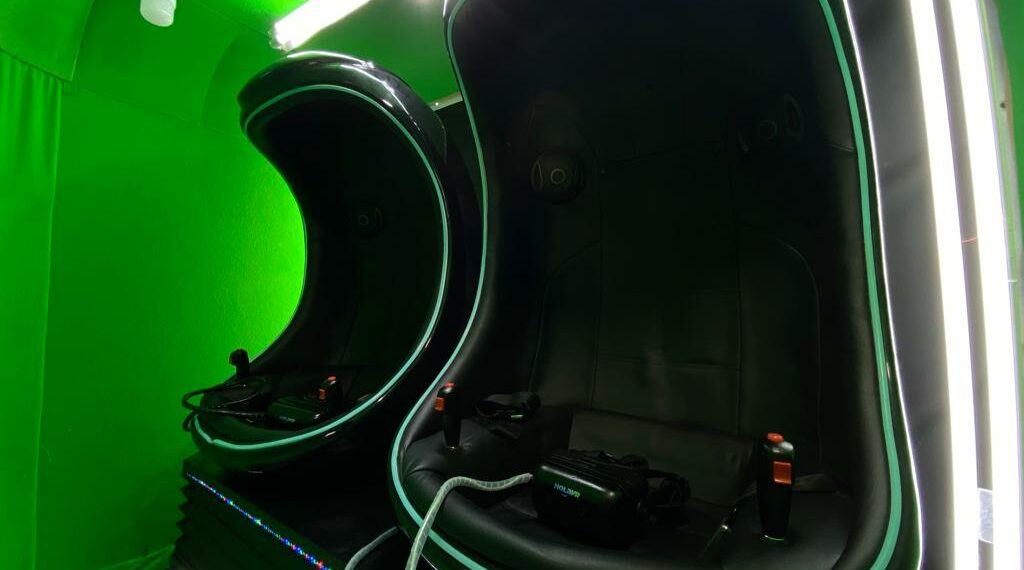 Ya está en Casares la nueva cápsula  de realidad virtual