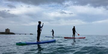 Fin de curso en la Escuela Municipal de Paddle Surf de Casares con 80 alumnos inscritos