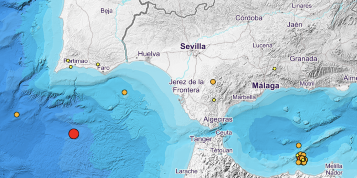 Un terremoto de 5,4 se deja sentir en varias provincias de Andalucía