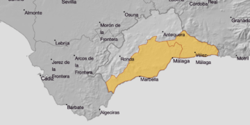 Aviso naranja por altas temperaturas en toda la provincia de Málaga