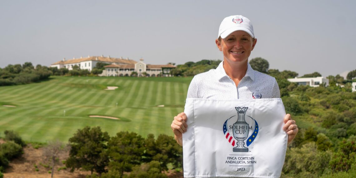 La capitana americana de la Solheim Cup 2023 visita Finca Cortesín