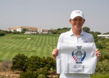 La capitana americana de la Solheim Cup 2023 visita Finca Cortesín