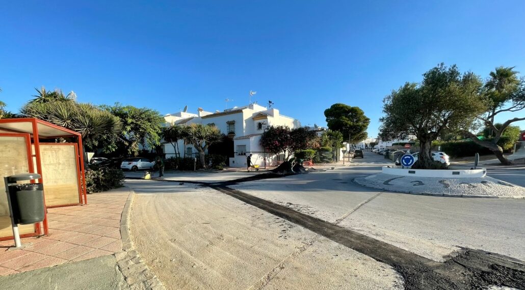 Concluyen las obras de la calle Hermanos Machados, en la zona norte de Marina de Casares