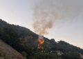 Declarado un incendio forestal en La Manga, Casares