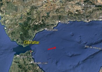 Una bola de fuego surca los cielos de la Costa del Sol