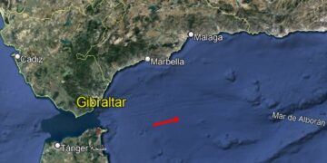 Una bola de fuego surca los cielos de la Costa del Sol