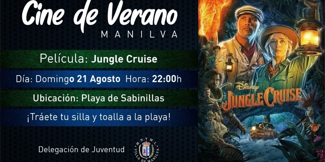 Manilva retoma esta noche su cine de verano con ‘Jungle Cruise’
