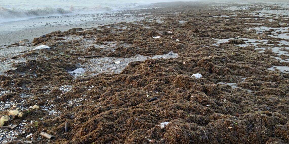 El temporal causa daños en las playas de Casares