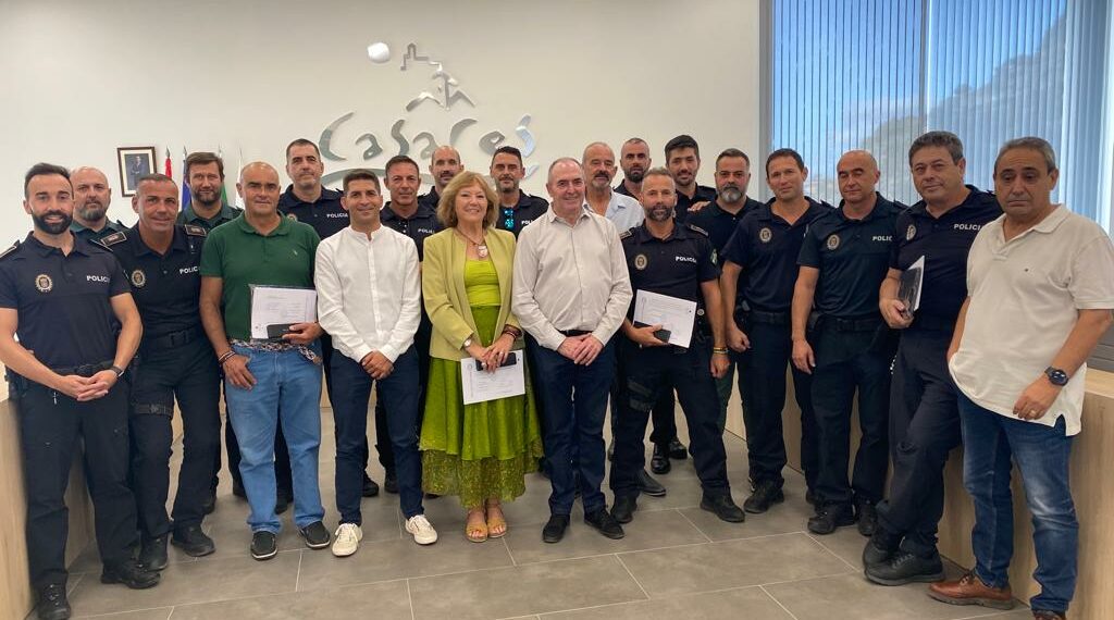 Acto de celebración del Día de la Policía Local de Casares