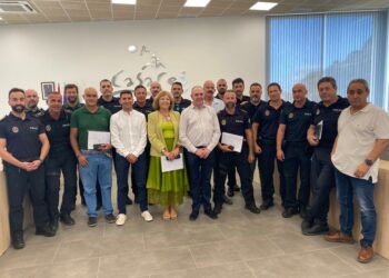 Acto de celebración del Día de la Policía Local de Casares