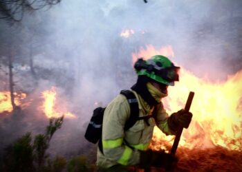 Una escultura en Estepona recordará al bombero almeriense Carlos Martínez, que murió en Sierra Bermeja en 2021