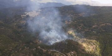 Declarado un incendio forestal en Jubrique, en el Valle del Genal
