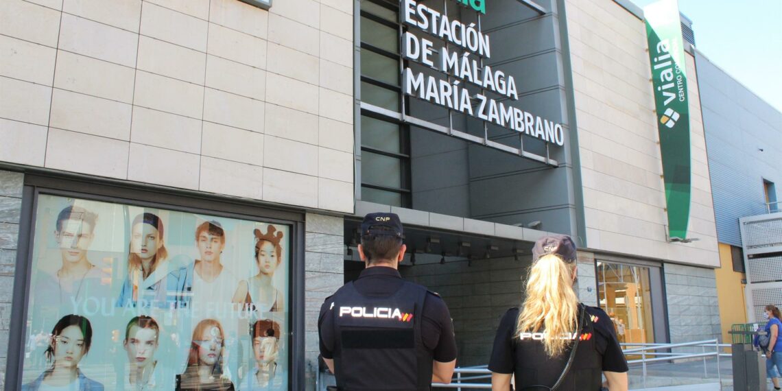 Tres detenidos por robar maletas y equipajes en el exterior de la estación María Zambrano de Málaga