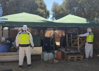 Desmantelado un laboratorio de coca similar a los creados en Sudamérica