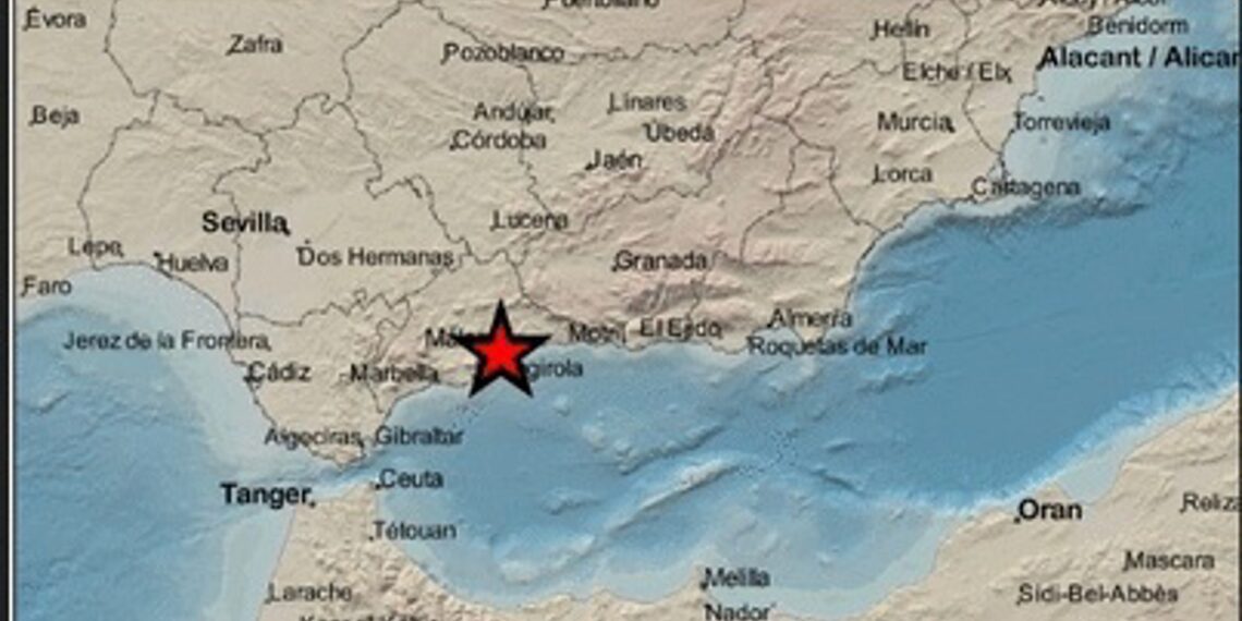Registrado un terremoto de magnitud 4,1 con epicentro en Málaga sentido en varios municipios sin causar daños