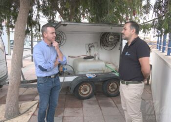 En Manilva actuación en los  aljibes de agua potable