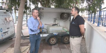 En Manilva actuación en los  aljibes de agua potable