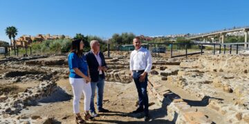 Avanzan las obras del yacimiento arqueológico del Castillo y la zona de ocio y deporte del recinto