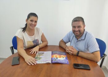Preparativos de la fiesta infantil de Halloween en Manilva