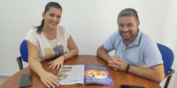 Preparativos de la fiesta infantil de Halloween en Manilva