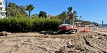 Continúan las obras de las conexiones peatonales en Arrollo Parrilla