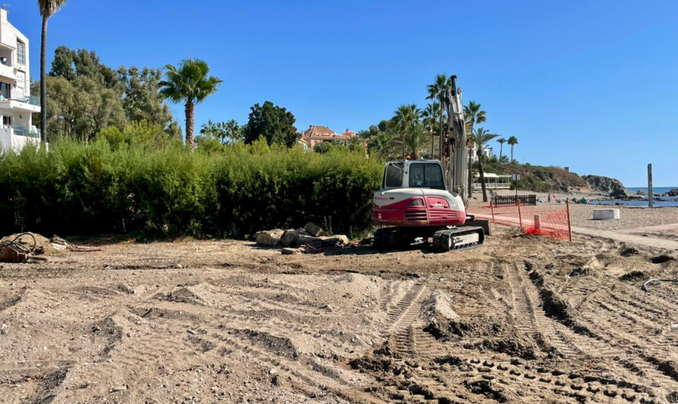 Continúan las obras de las conexiones peatonales en Arrollo Parrilla