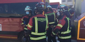 Cuatro intoxicados en un incendio en una clínica de salud mental de Vélez-Málaga