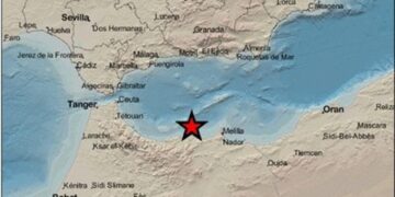 Registrado un terremoto de magnitud 4,4 con epicentro en Alborán Sur, sentido en la Costa del Sol