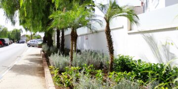 Marbella renueva sus jardineras en el núcleo de Nueva Andalucía
