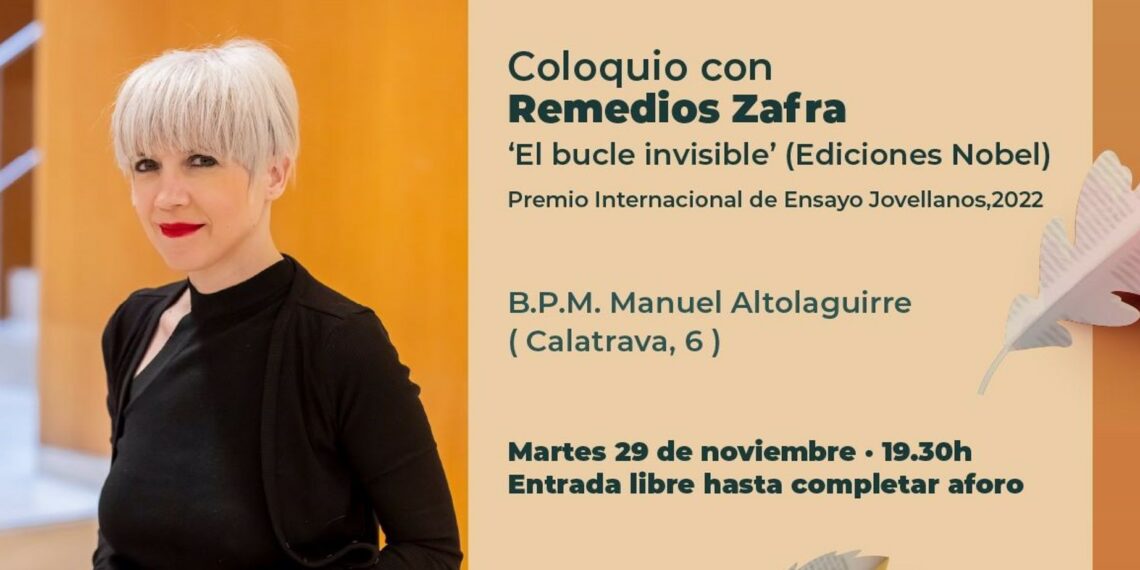 Remedios Zafra cierra el ciclo ‘Filosófica(y)mente’ del programa un Otoño de Cultura