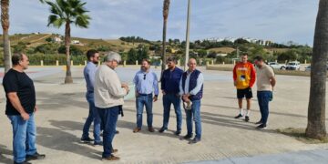 Avanzan a buen ritmo los trabajos de la nueva zona deportiva y de ocio