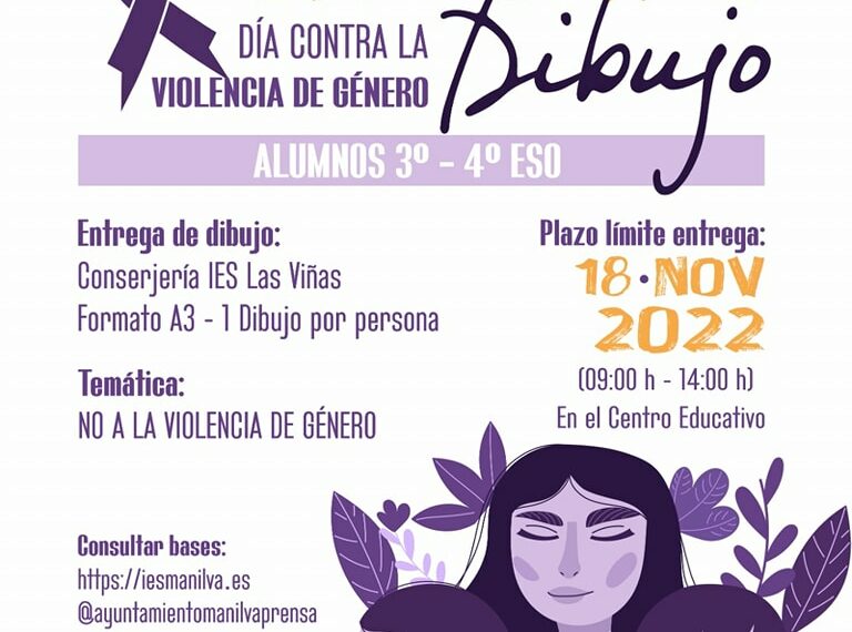 Concurso de dibujo en homenaje al Día Internacional Contra la Violencia de Género