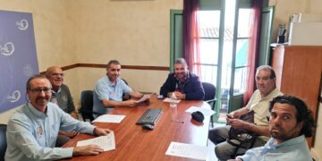 Reunión con los conserjes de los centros educativos